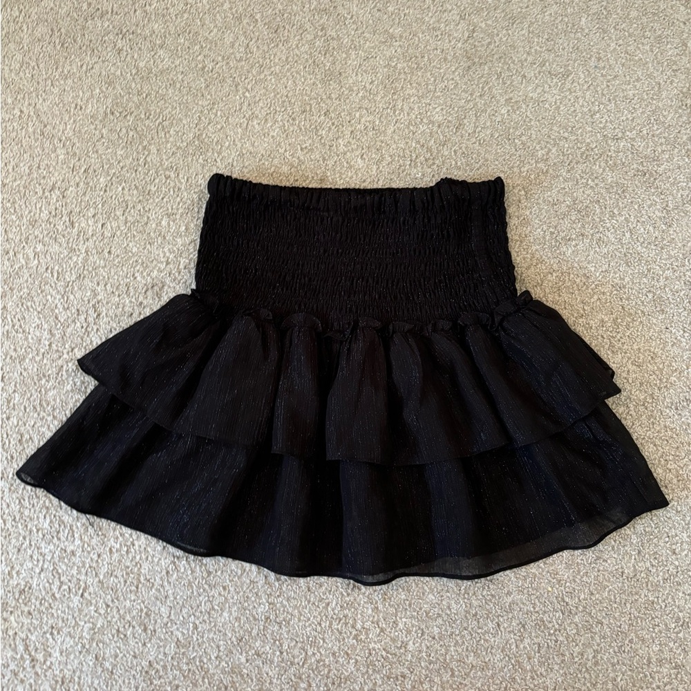DO+BE Black sparkle skirt